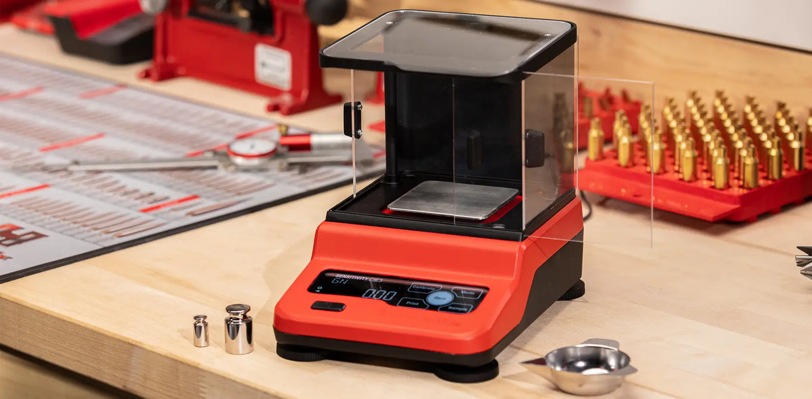 Slide number 4 PRECISIONMEASURING
The most precise measuring tool is now available for your reloading bench. Providing a .01 grain readout, the Hornady® Precision Lab Scale turns the science of reloading into the science of success.
Find Out More
