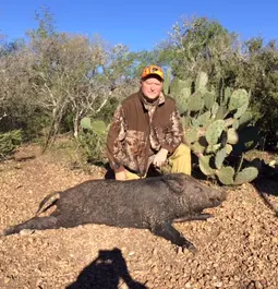 Texas Hog with a .44 Mag 300 gr XTP