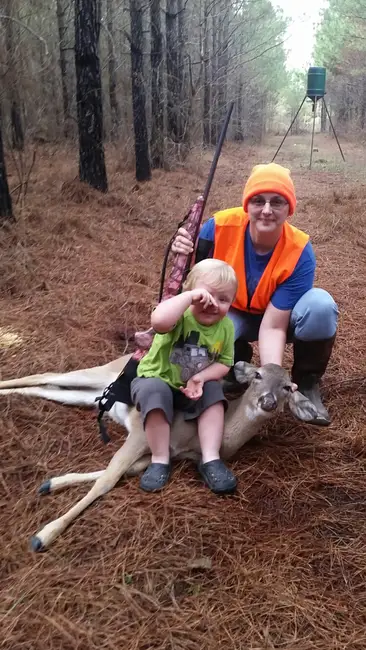 Momma putting the big doe down