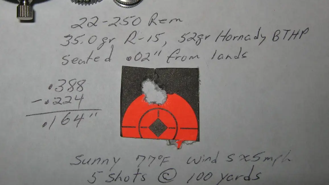 Howa 1500 22‑250 now shoots