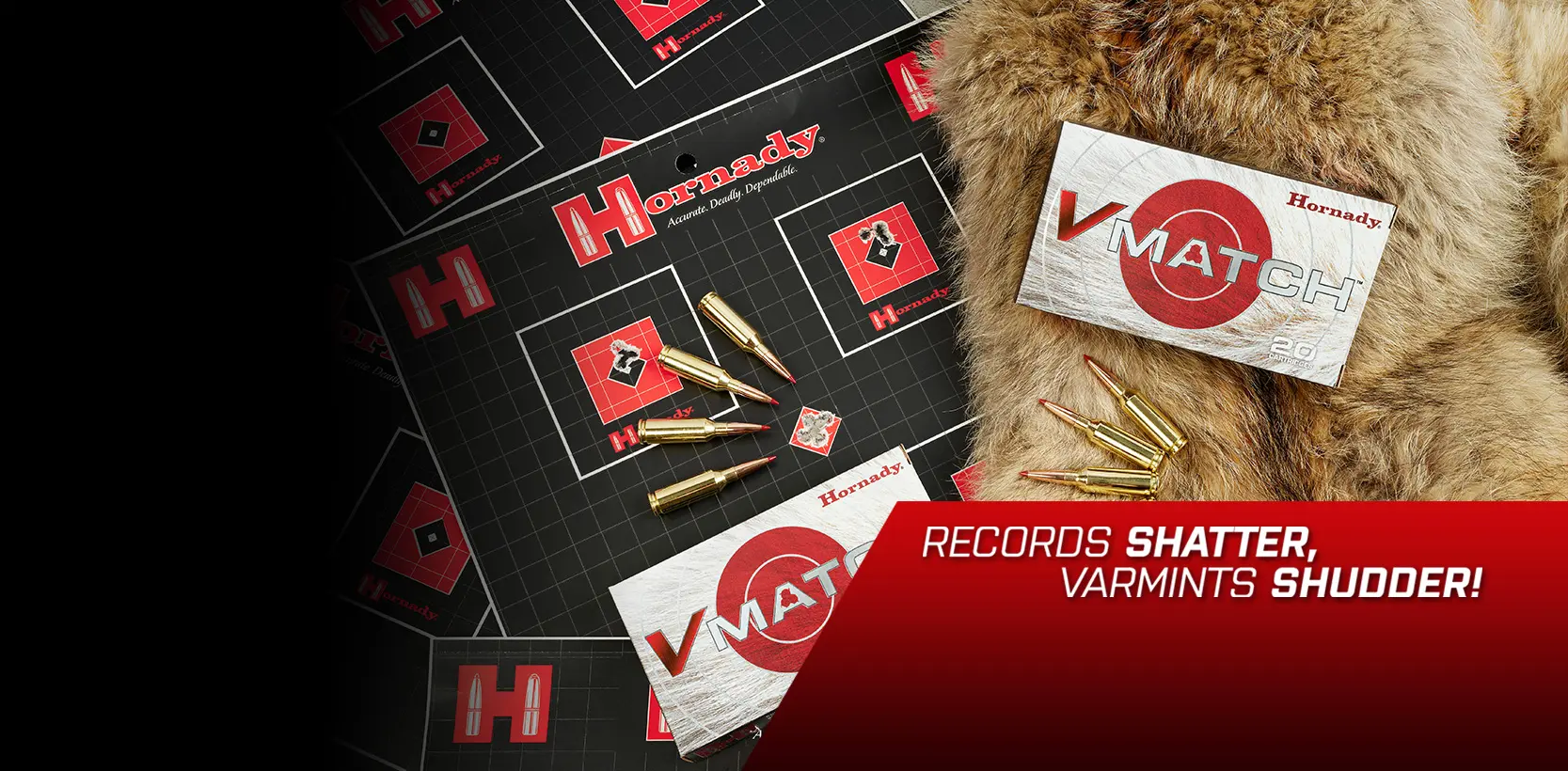 Slide number 2 INNOVATIONPRECISION & PERFORMANCE
Elevate your varmint shooting experience, shatter records, and make your mark like never before with V-Match™ ammunition.Find Out More