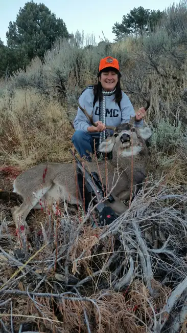 First mule deer