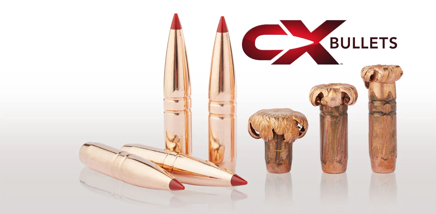 Slide number 28 A SolidBREAKTHROUGHINPERFORMANCE!
The new CX™ (Copper alloy eXpanding) is the most advanced monolithic hunting bullet on the market.
Find Out More